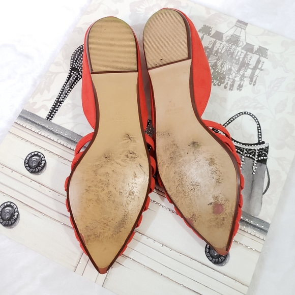 Zara D'Orsay Faux Suede Flats - Picture 8 of 8